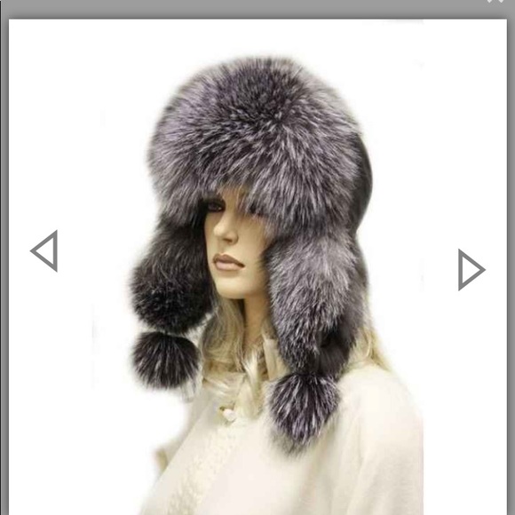 Gorgeous genuine leather genuine fur two way hat